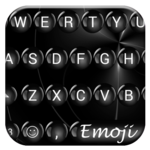 Spheres Black Emoji Keyboard for PC