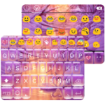 Sweet Swan Emoji Keyboard Skin for PC