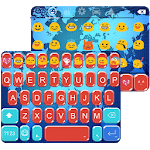 World Map Emoji Keyboard Theme for PC World Map Emoji Keyboard Theme for PC