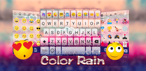 COLOR RAIN Emoji Keyboard Skin PC screenshot COLOR RAIN Emoji Keyboard Skin PC screenshot