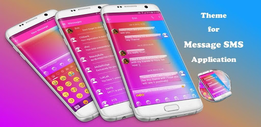 SMS Messages Glass Gradient Theme PC screenshot
