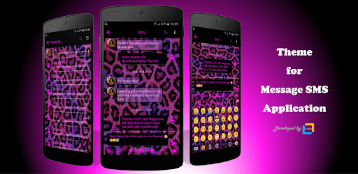 SMS Messages Leopard Pink PC screenshot