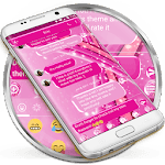 SMS Messages Sparkling Pink Theme for PC