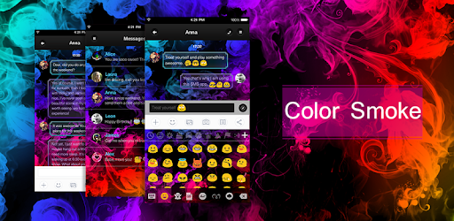 Color Smoke Messages Theme PC screenshot Color Smoke Messages Theme PC screenshot