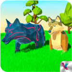 Wolf Simulator Fantasy Jungle icon