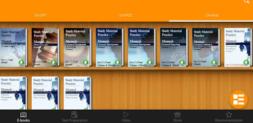 Charted Accountant CPT IPCC CA Final PC screenshot