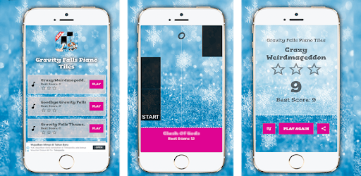 Gravity Falls Piano Tiles Game PC screenshot