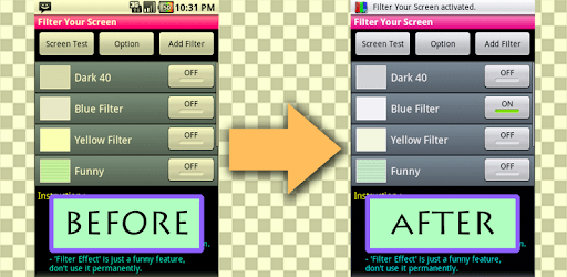 Filter Your Screen - Free! PC screenshot Filter Your Screen - Free! PC screenshot