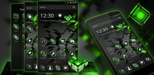Black Technology Theme PC screenshot