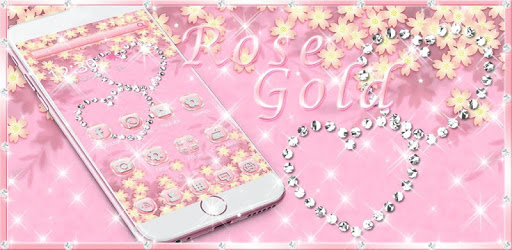 Theme Rose Gold Diamond PC screenshot
