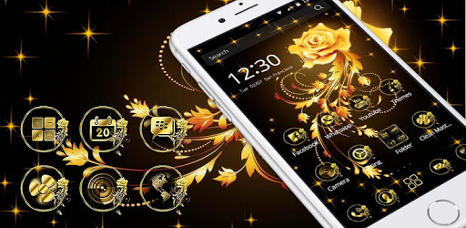 Golden Rose Theme PC screenshot Golden Rose Theme PC screenshot