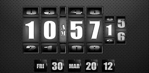 3D Rolling Clock BLACK PC screenshot