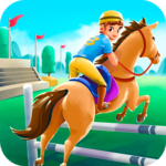 Cartoon Horse Riding - Derby Racing Game for Kids icon