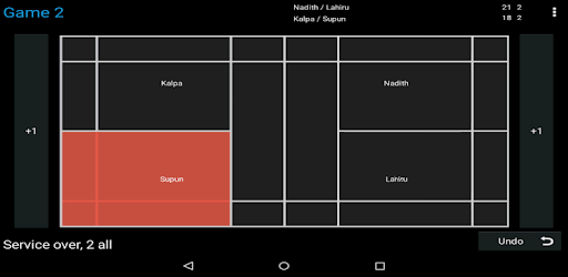 Badminton Umpire Score Keeper PC screenshot