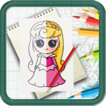 Learn To Draw Cute Chibi Princess Step by Step icon