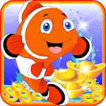 Gold miner, Fishing, gold rush icon