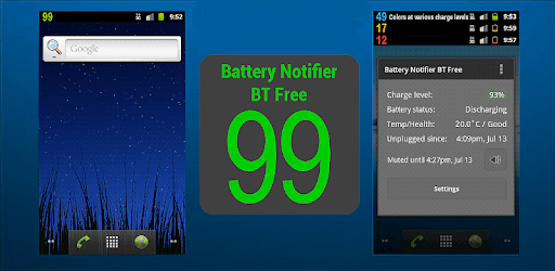 Battery Notifier BT Free PC screenshot Battery Notifier BT Free PC screenshot