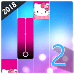 Pink Hello Kitty Piano Tiles icon