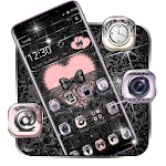 Black Lace Heart Theme icon