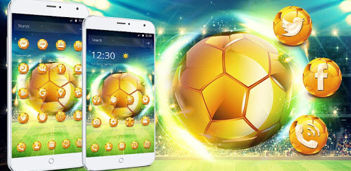 Gold Football Theme love football PC screenshot