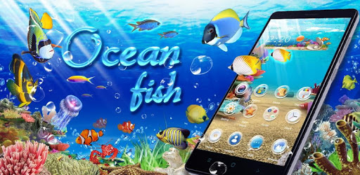 Lively 3D Aquarium Fish Theme PC screenshot