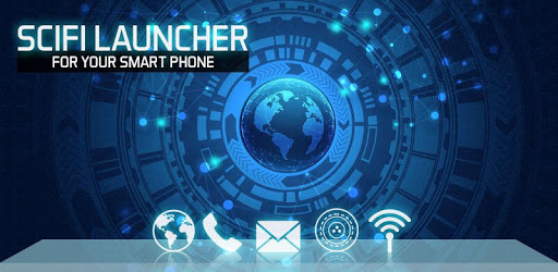 Sci fi Launcher Jarvis 2 Theme PC screenshot