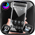 Black Silver Launcher Theme icon