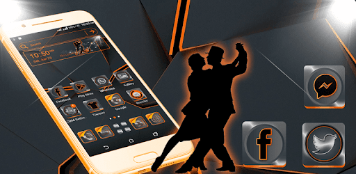Simple Black Launcher Theme PC screenshot