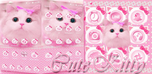 Cute Kitty theme Pink Bow Kitty PC screenshot Cute Kitty theme Pink Bow Kitty PC screenshot