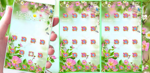 Blossom flower Theme PC screenshot