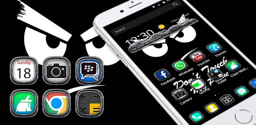 Don't Touch My Phone Theme PC screenshot
