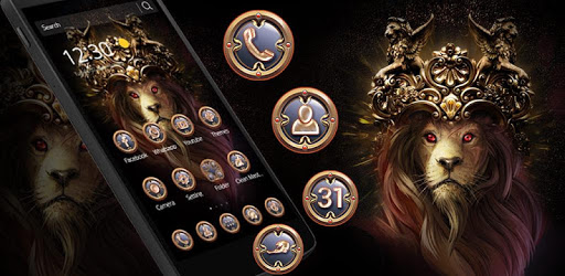 Royal King Fire Lion Theme PC screenshot Royal King Fire Lion Theme PC screenshot