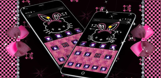 Pink Kitty Diamond Princess Theme PC screenshot Pink Kitty Diamond Princess Theme PC screenshot