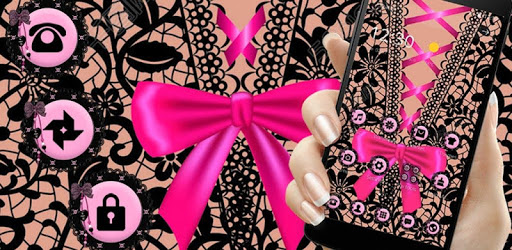 Pink Lace High Heels Theme PC screenshot Pink Lace High Heels Theme PC screenshot