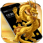 Golden Dragon Totem Luxury Theme icon