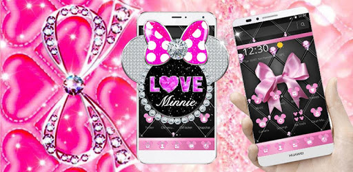 Pink Black Minny Bowknot Theme PC screenshot Pink Black Minny Bowknot Theme PC screenshot