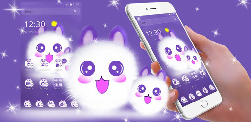 Cute Fluffy Kitten Kawaii Cat Theme PC screenshot