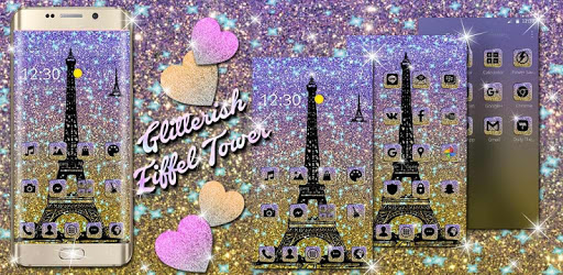 Eiffel Tower Shiny Glitter Theme PC screenshot Eiffel Tower Shiny Glitter Theme PC screenshot