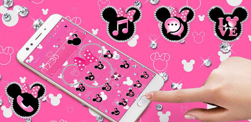 Pink Diamond Minnie theme PC screenshot Pink Diamond Minnie theme PC screenshot