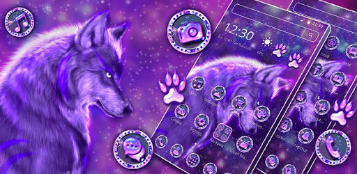 Spiky snow Wolf Theme PC screenshot Spiky snow Wolf Theme PC screenshot
