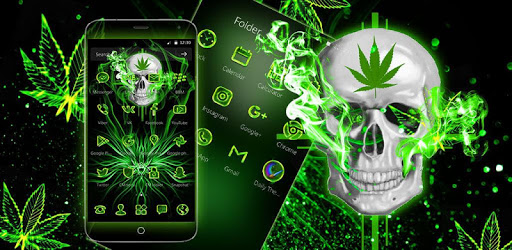 Rasta Weed Skull Scary Theme PC screenshot Rasta Weed Skull Scary Theme PC screenshot