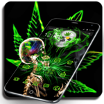 Rasta Weed Skull Scary Theme for PC Rasta Weed Skull Scary Theme for PC