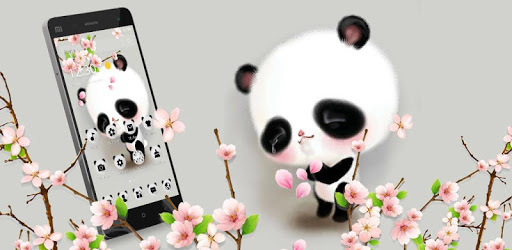Cuteness Shy Panda Theme PC screenshot