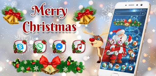 Cute Santa Christmas Theme PC screenshot