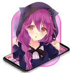 Anime Cute Kawaii Girl Theme icon
