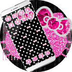 Pink Diamond Hello Kitty Bowknot tema Theme for PC