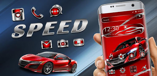 Speed Racing Car Theme PC screenshot
