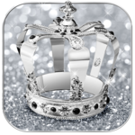 Diamond Crown Silver Glitter Theme for PC