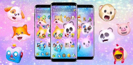 Funny Animal Emojis Theme PC screenshot Funny Animal Emojis Theme PC screenshot