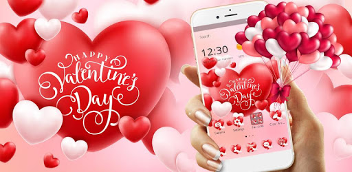 Valentine Romantic Love Heart Theme PC screenshot